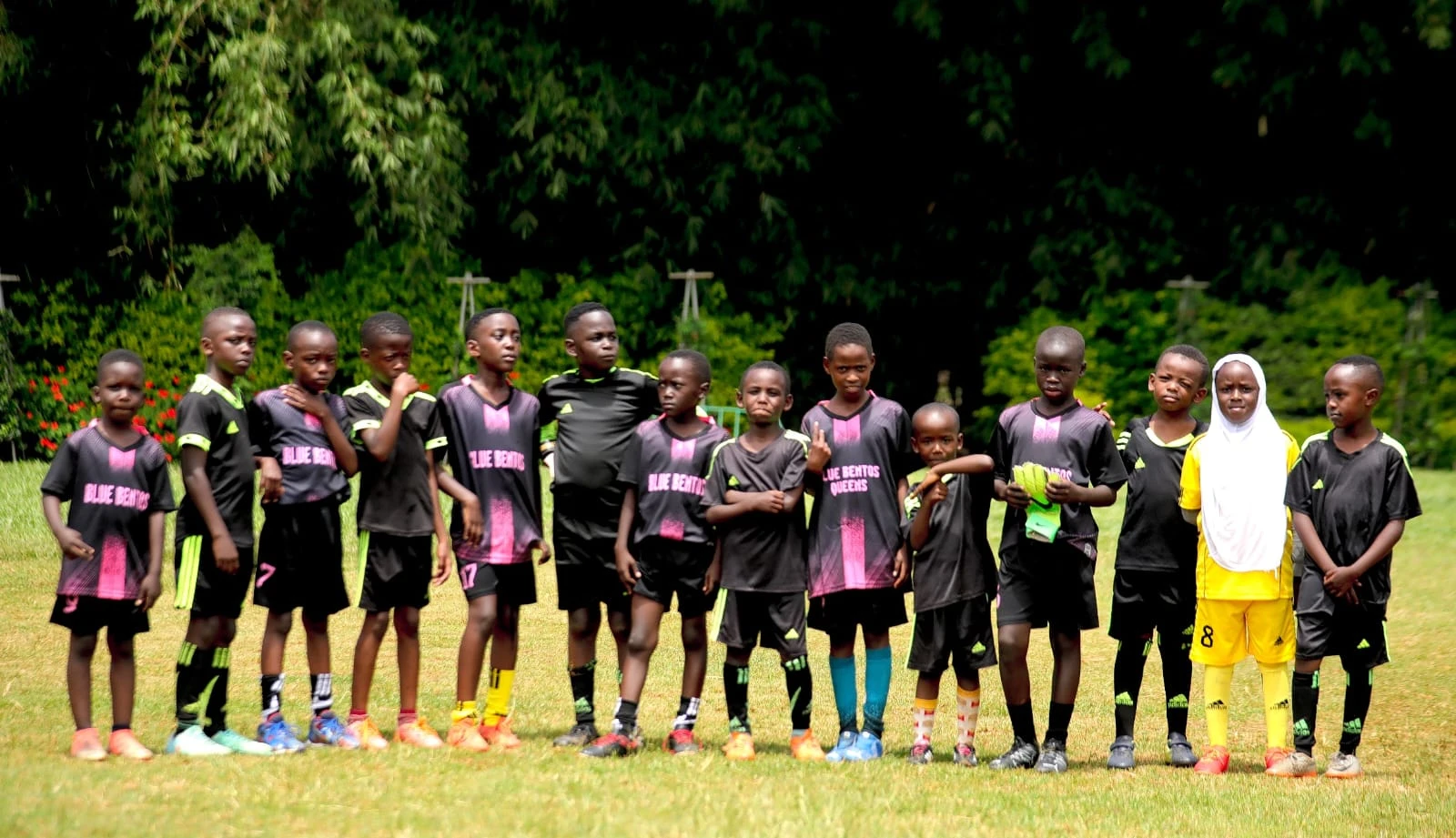 Blue Bentos FC players